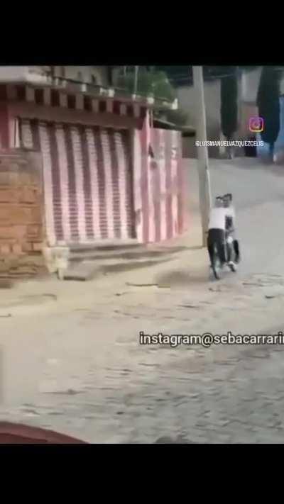 3 kids on 1 bike WCGW