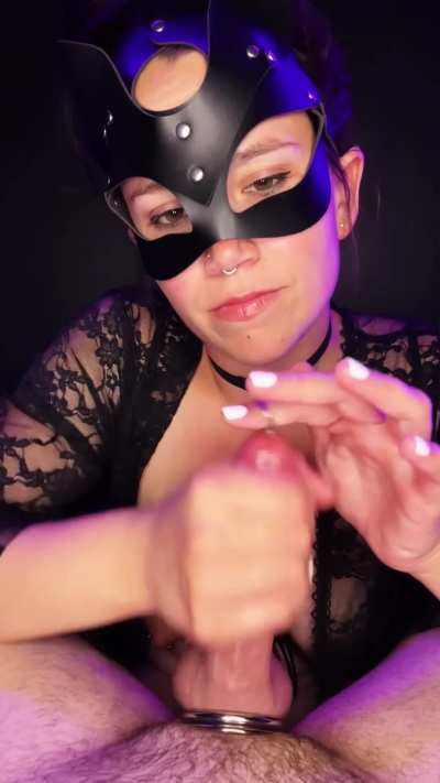 Nowhere to run, I have him by the plug😈