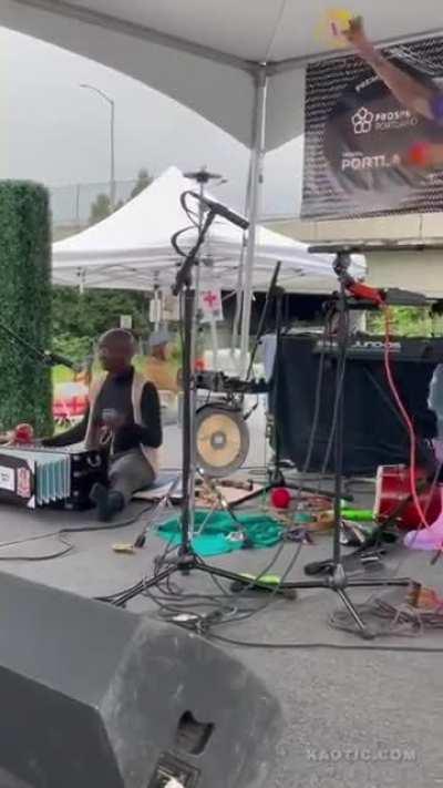 music in Portland be like.