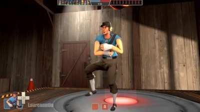 The Scout distracts the enemy Sniper