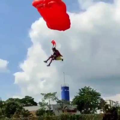 this happened yesterday in front of my house.... welcome to Brazil