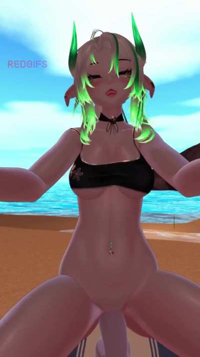 You and me on a public beach ;3 