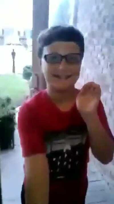 Bro just wanted to sell his chocolate😔