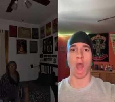 Eu e os casas a vibrar