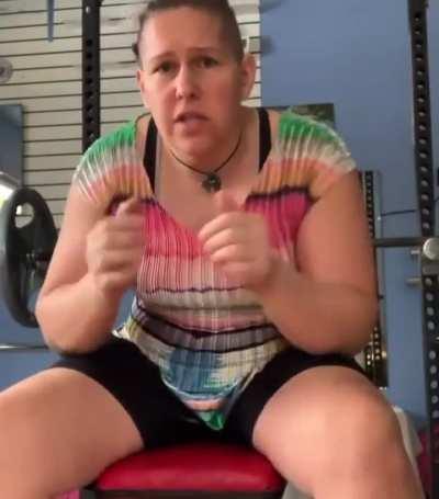 Anne Andres (biological male) just set a new record for women’s powerlifting Here is Andres openly mocking real women for not being as good…