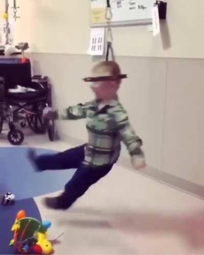 Halo-gravity traction is an essential technique which Doctors use, that helps children after a surgery on their deformed spine for a good and healthy recovery