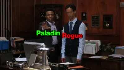 When the paladin skipped out on improv classes