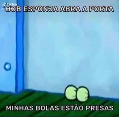 Bob esponja abri la puerta dale