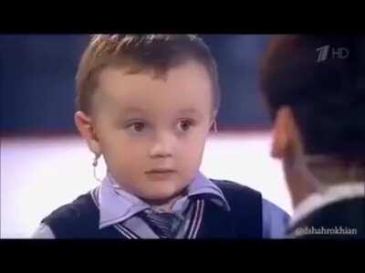 Anna teaching her child she won't tolerate weakness