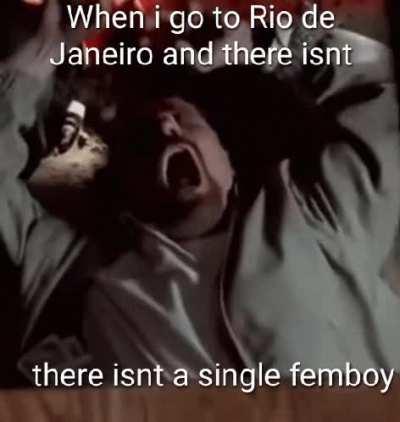 YOU FUCKERS LIED TO ME, THERE ARE NO FEMBOYS, ITS JUST JACKED SHIRTLESS MEN EVERYWHERE