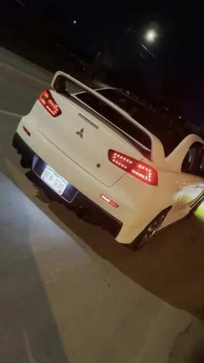 Having a little fun last night