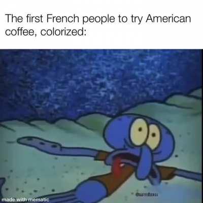 That why the americano was made, as a joke.