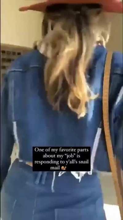 Prettyy sure you could fit a Package in her 