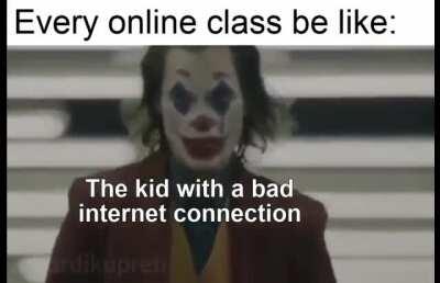 Every online class be like