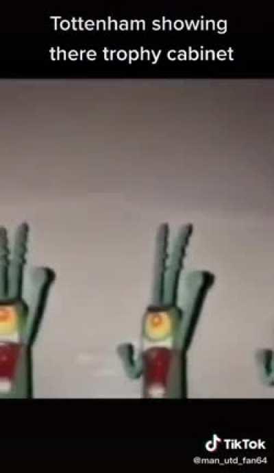 Tottenham trophy cabinet