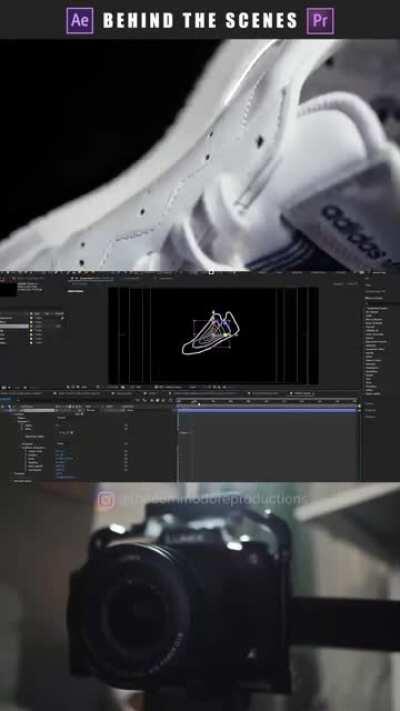 I made an Adidas Spec Ad using just a camera, tripod, light, coffee table, and string (fishing line)