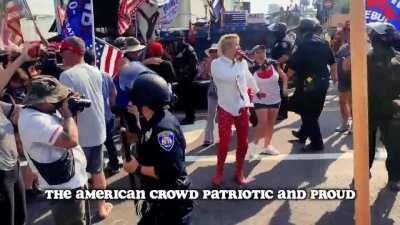 Trump Supporters Throw a Dance Party After BLM Violence Broke Out.