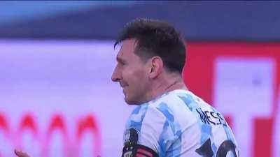 La reacción de Messi al ganar la copa