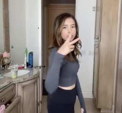 Poki walking away