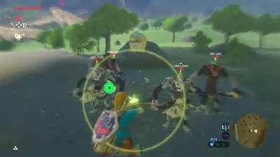 [BotW] Hyrule man reveals chest - Onlookers are shocked!