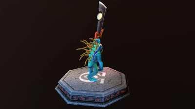 I grew up playing WoW, now I make game assets for a living. Enjoy this Murloc I made right off graduating from college. Enjoy!