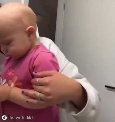 This little girl, having lost her hair once more to chemotherapy, asked her mother to do her hair. The joy on her face when her mom gently placed a hair clip was priceless