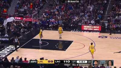 [Highlight] Shaqtin' moment as AD and Russ can't connect on a simple inbound, and Norman Powell gets the steal