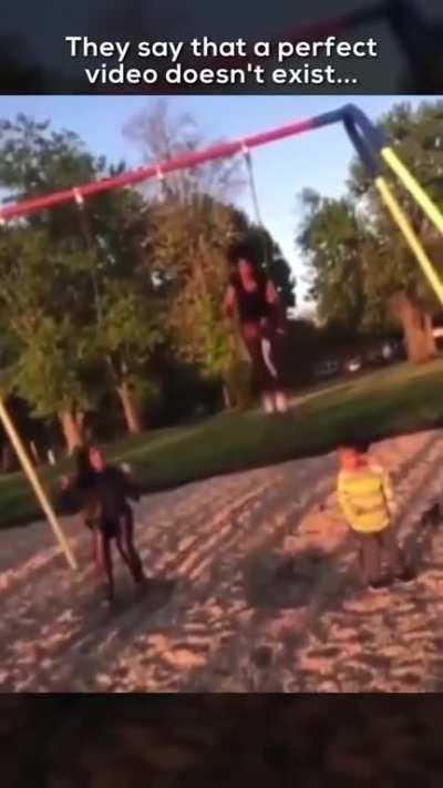 Don't Walk in Front of The Swing!