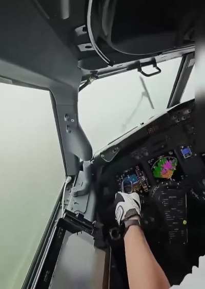 Zero visibility landing