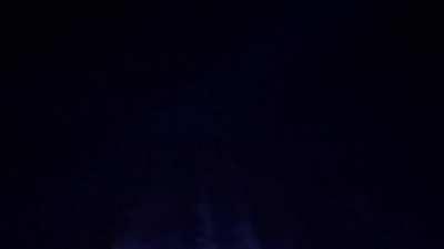 the back of a cruise ship at night…