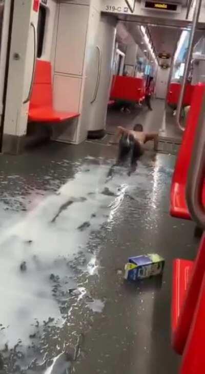 The Milkman of the Helsinki Metro (Finland)