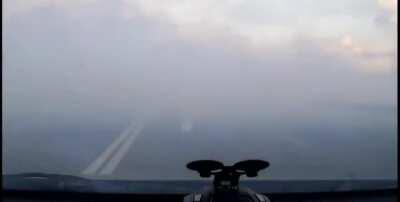 Just casually driving through smoke