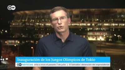 AP Reporter Philip Crowther reports accent-free on Olympic Games in 6 different languages on 6 different channels