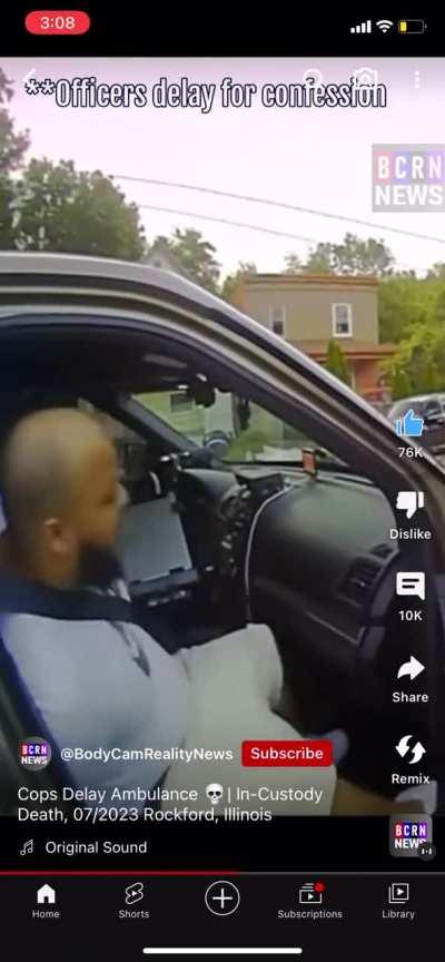 Cops delay ambulance to get a confession