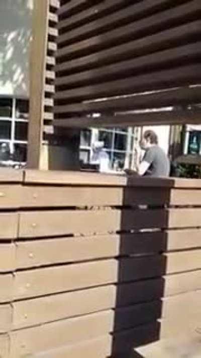 Crazy lady thinks rockstar Dee Snider is obligated to take a photo with her