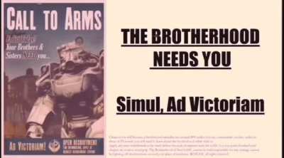 The Brotherhood of Steel calls upon YOU! (PlayStation)