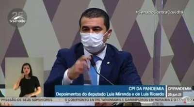 Na CPI, deputado Luis Miranda compreende que sem estabilidade o servidor público não pode denunciar corrupção