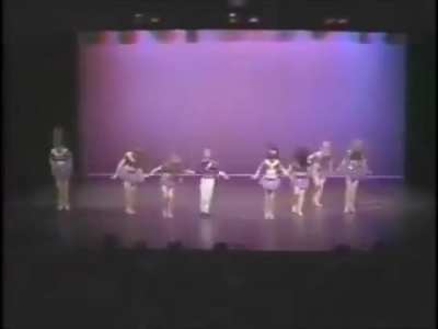 A 12-year-old Ryan Gosling showing off his moves in 1992 to a remix of Touch Me by Cathy Dennis.