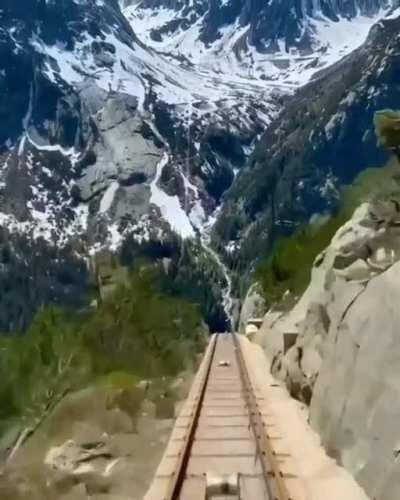 This rollercoaster in Switzerland