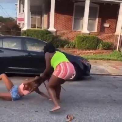 I remember being spun as a child, but not by my hair, life comes at you fast