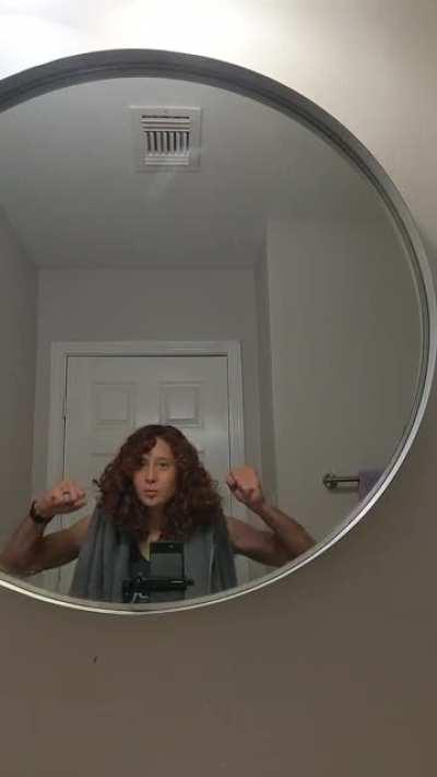 My wife can't handle how swole she is.