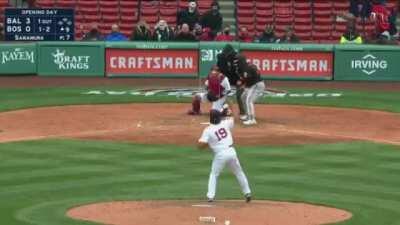 Flashes of brilliance from Sawamura's splitter. Video from Red Sox Stats