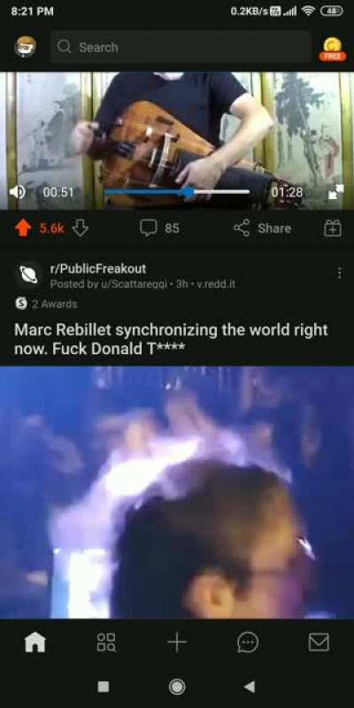 The best sync of two random videos