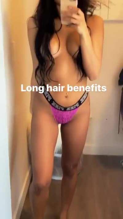 Long hair