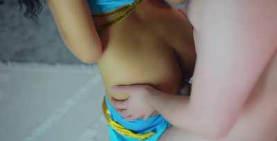 Princess Jasmine loves riding cock 😈