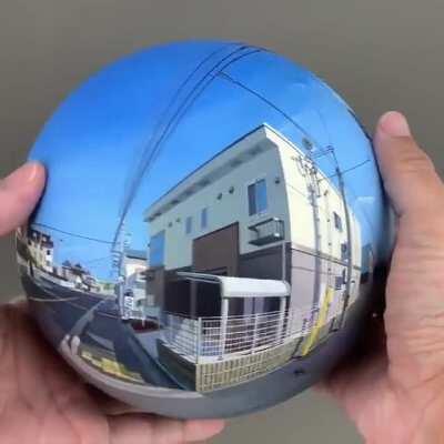 Foto de uma câmera de rua