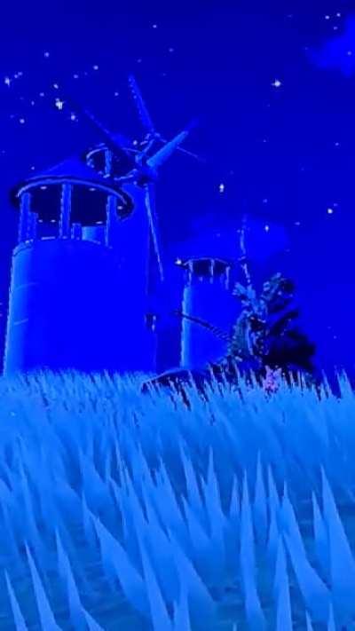 *Slaps windmill* this badboy spins so fast it looks like its barely moving.