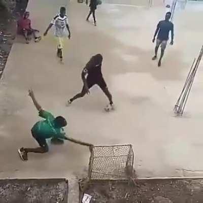 Mad goalkeeping skills