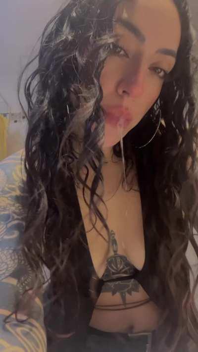 Im sure you want to use my drool to get your little friend wet