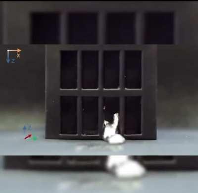 Scientists created a shape shifting robot that can turn liquid and return to normal to navigate through obstacles